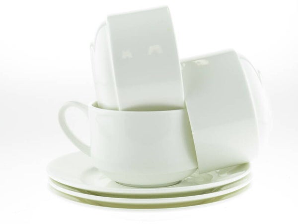 Kop en schotels Cashmere, set van 3