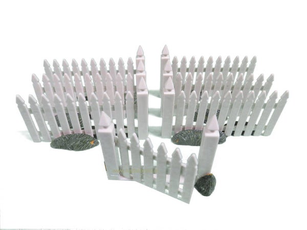 Lemax Plastic picket fence 2002