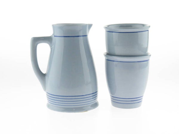 Wijnset Lilien, kan met 2 bekertjes