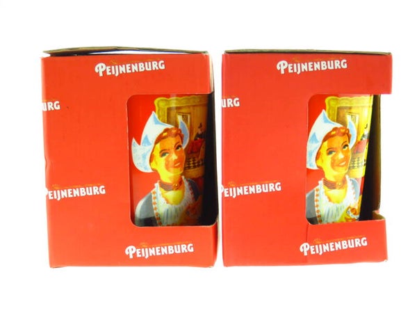 Melkbekers van Peijnenburg - set van 2