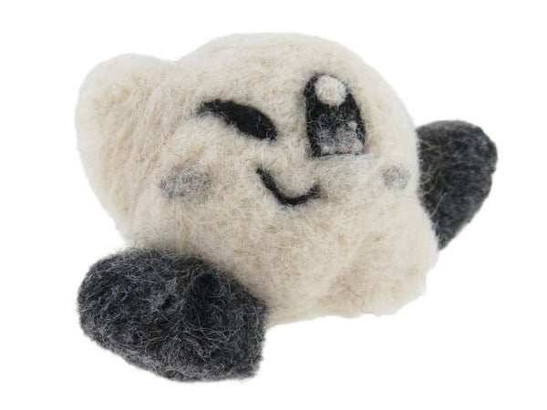 Naaldvilt Kirby zwart-wit