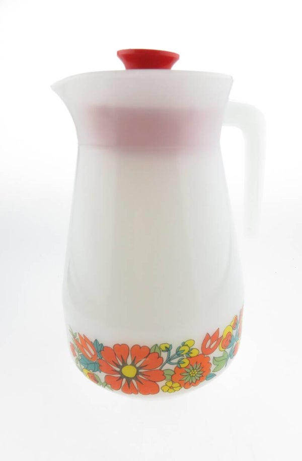 Waterkan van opaalglas Schott Mainz