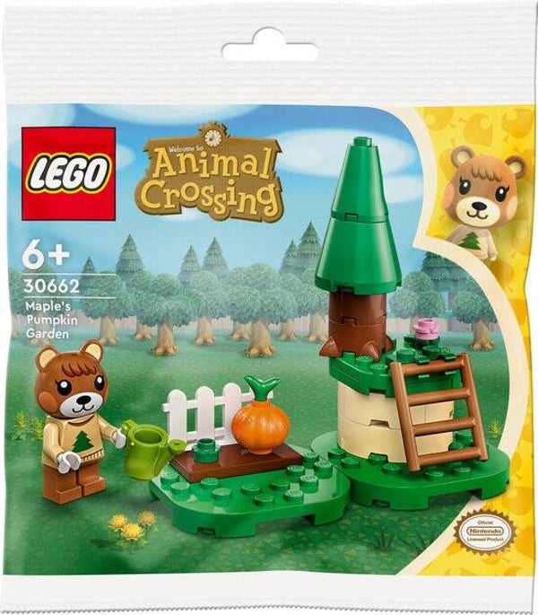 lego animal crossing 30662 maple's pumpkin garden