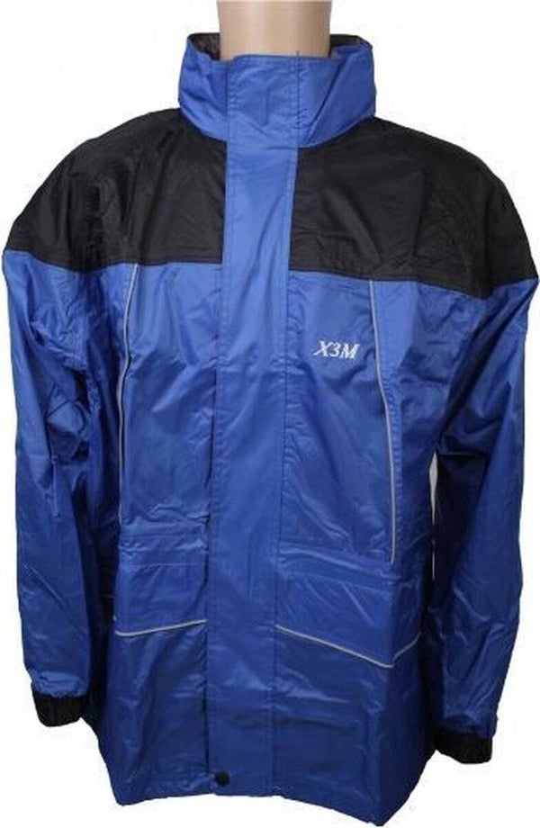 Unisex regenjas x3m blauw of grijs,maat S