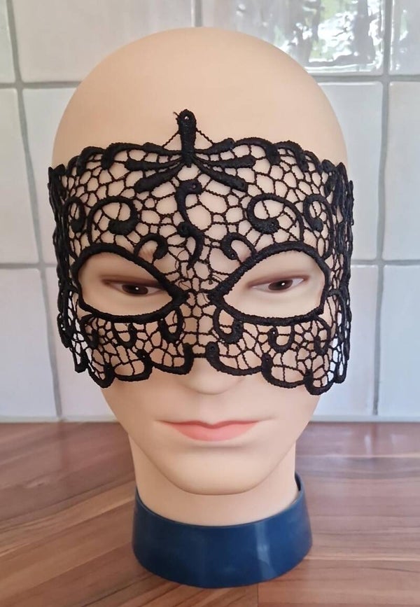 zwart Venetiaans masker(h)