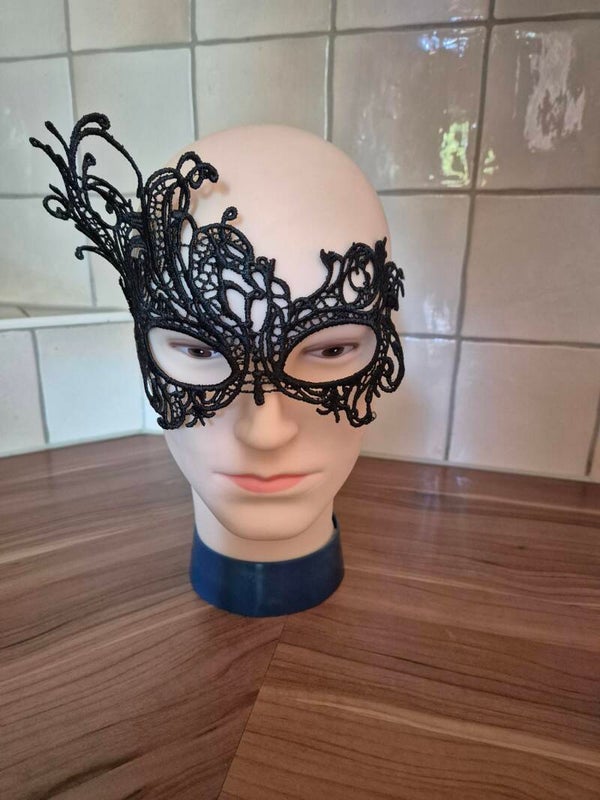 zwart venetiaans masker(o)