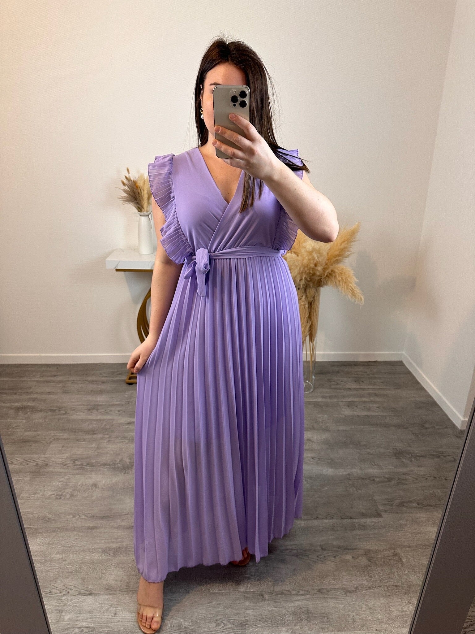 Robe longue plisser BT