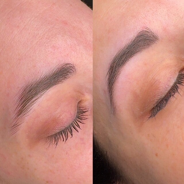 Browstyling (voor en na)