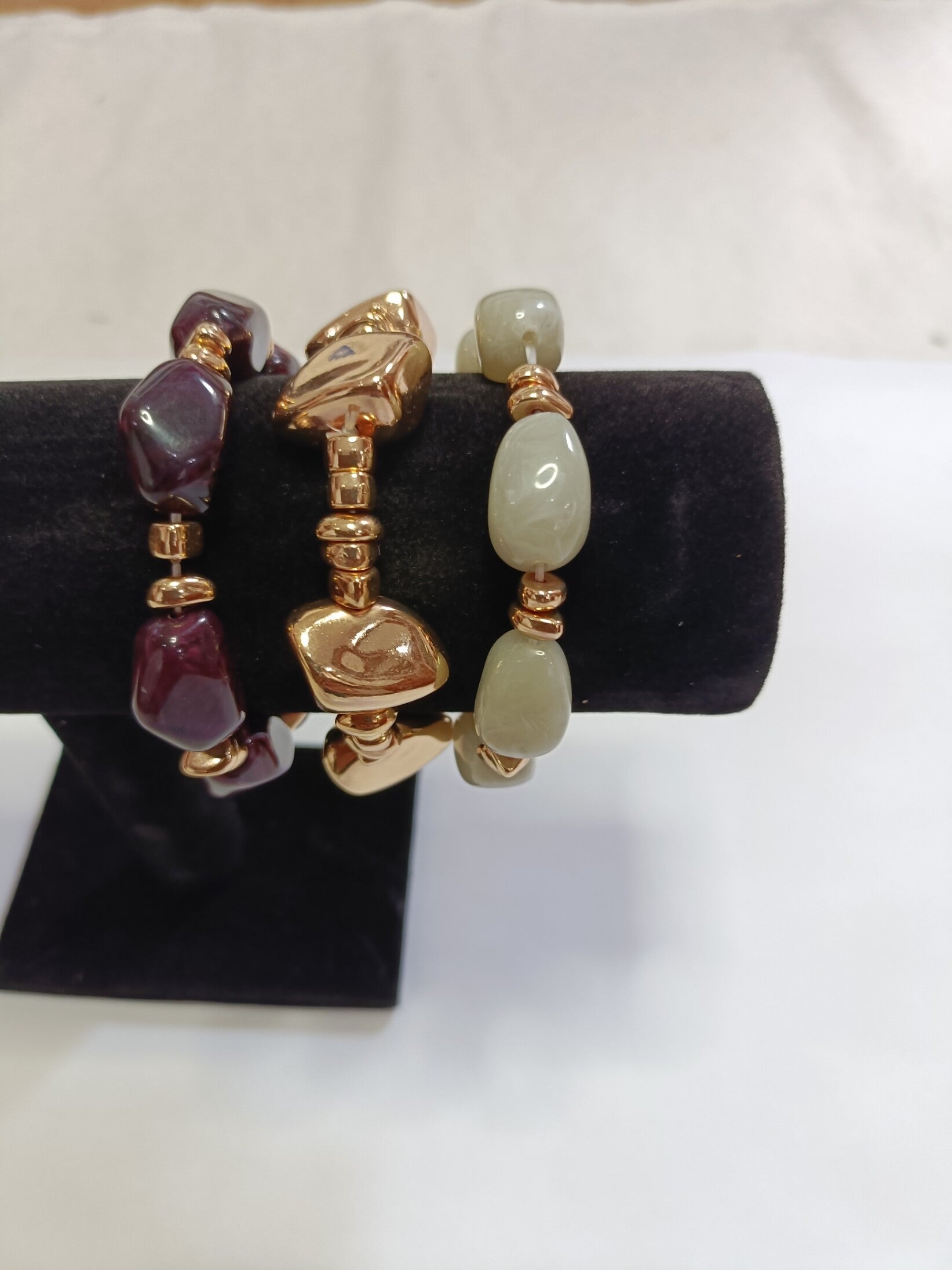 ✨ Natuursteen Look Armbanden ✨