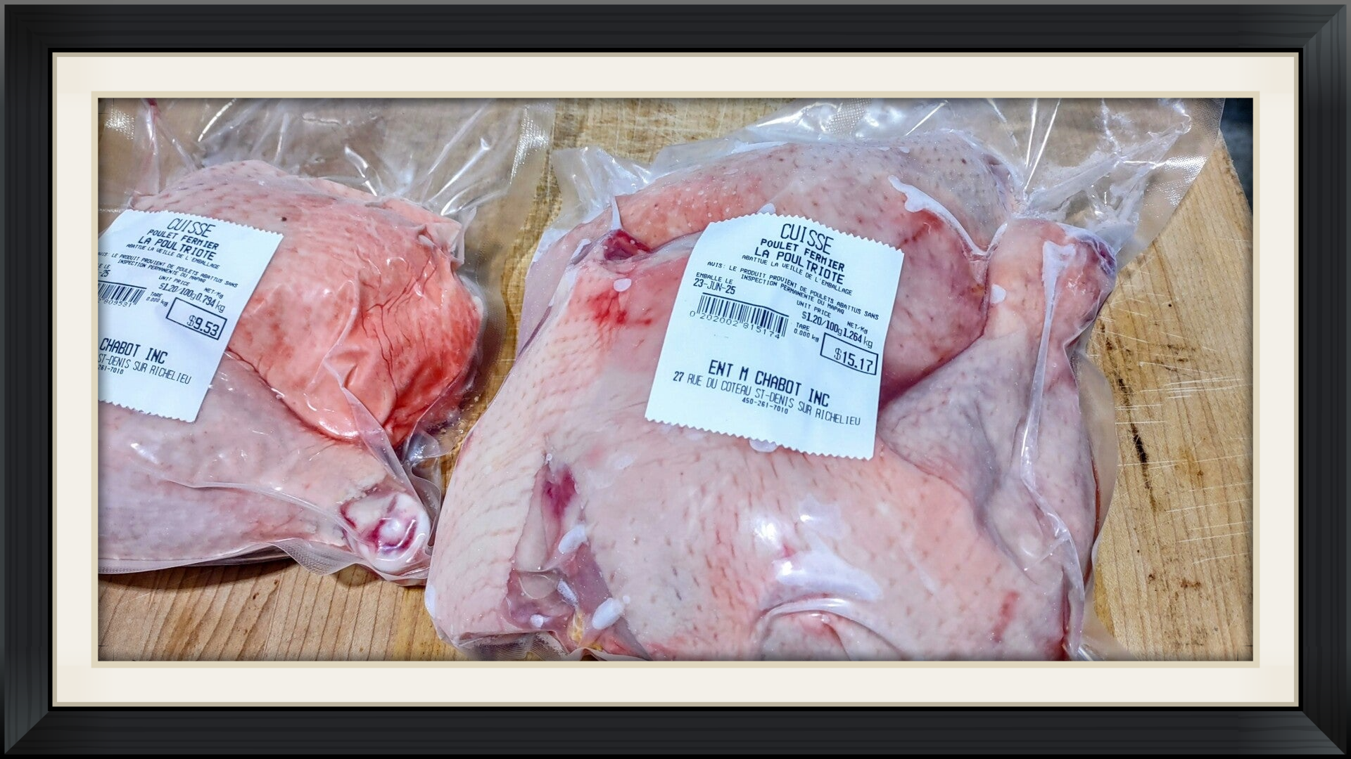 CUISSES DE POULET FERMIER