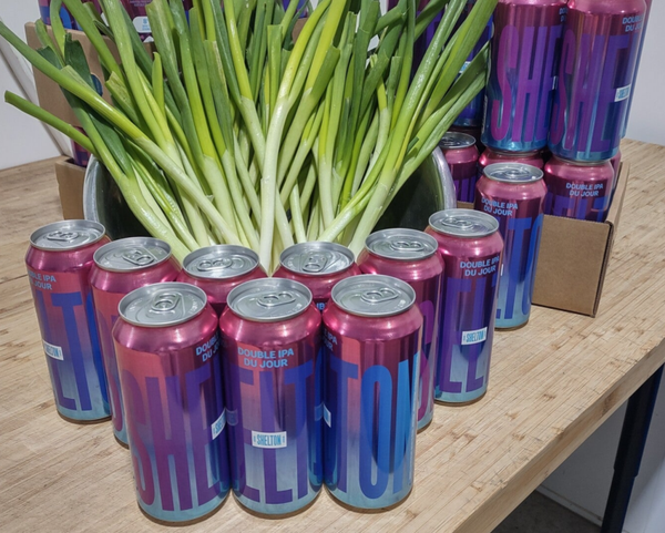 L'IVROGNE      (bières ,oignon vert)