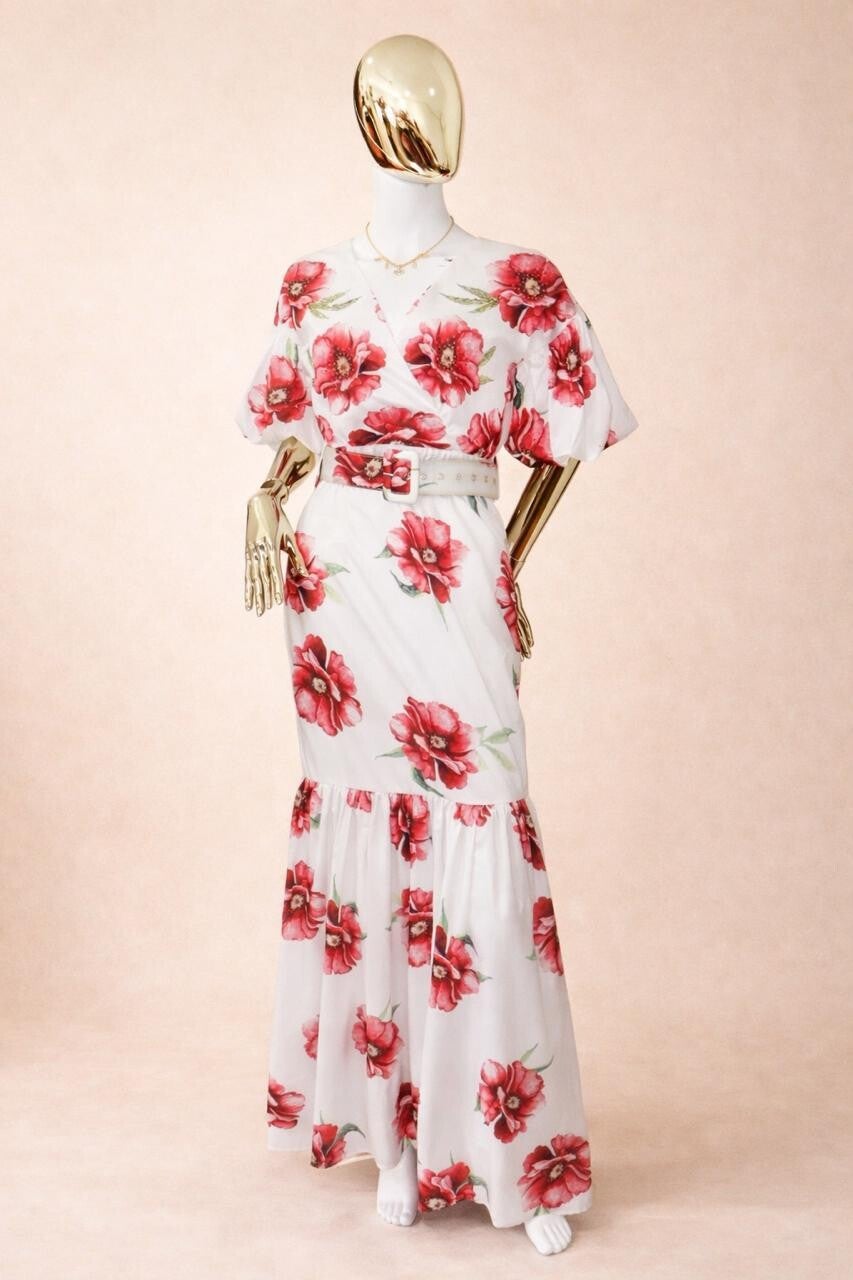 Vestido Peonías