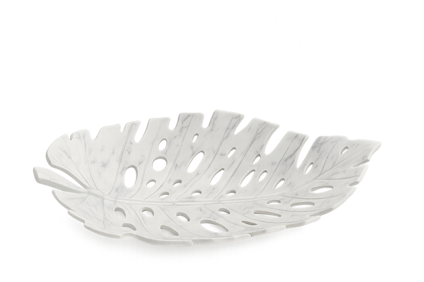 MONSTERA WHITE TABLE CENTERPIECE