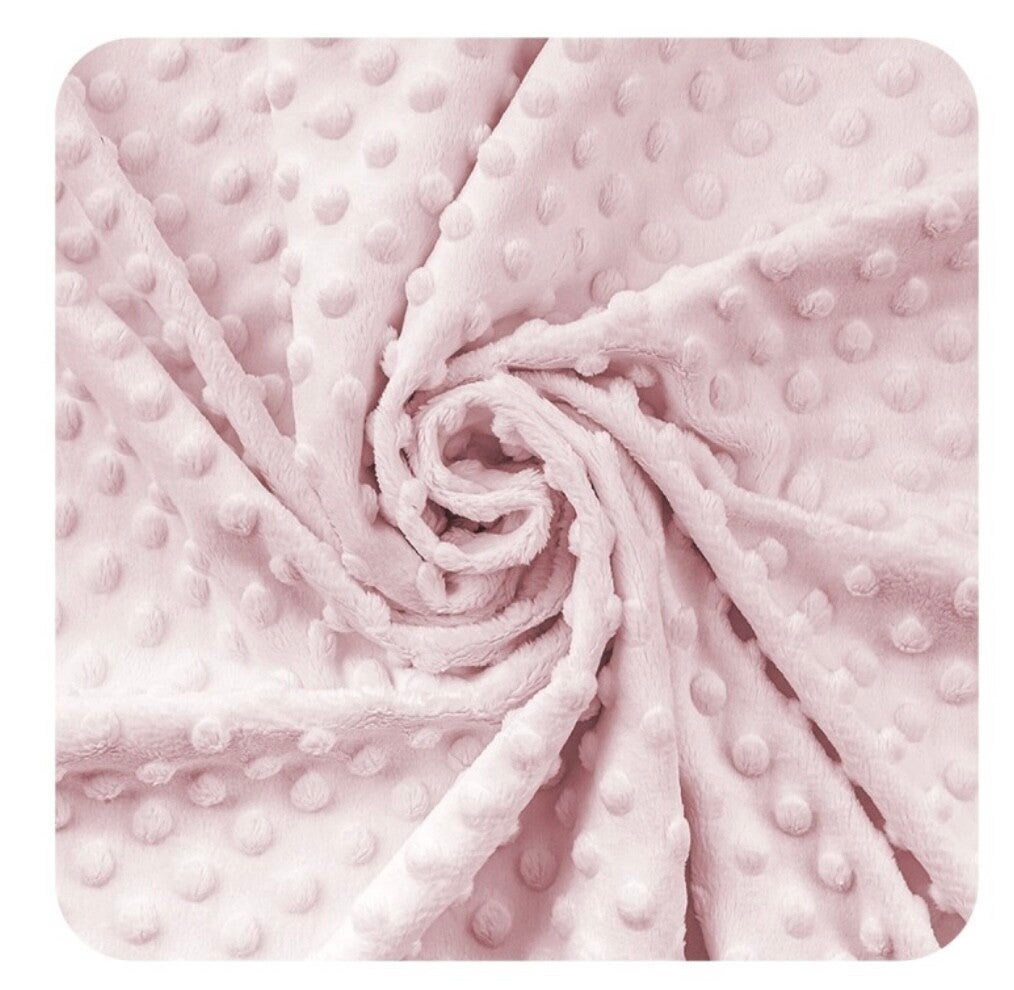 Minky à pois Blushing Bride