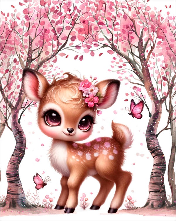 Vente flash - couverture biche rose