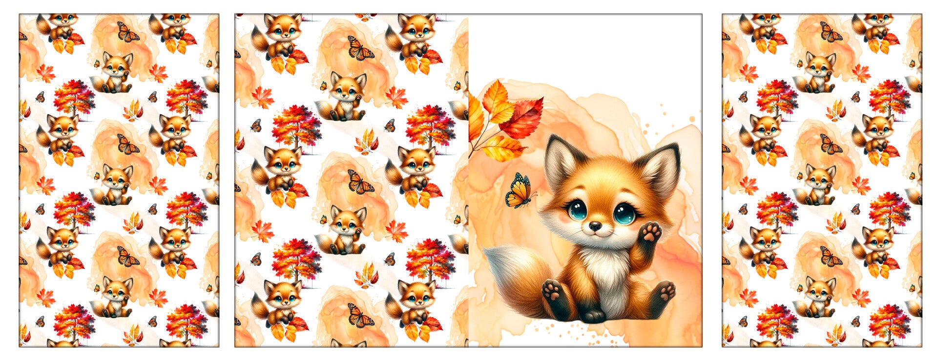 Kit protège carnet de santé Maple Fox