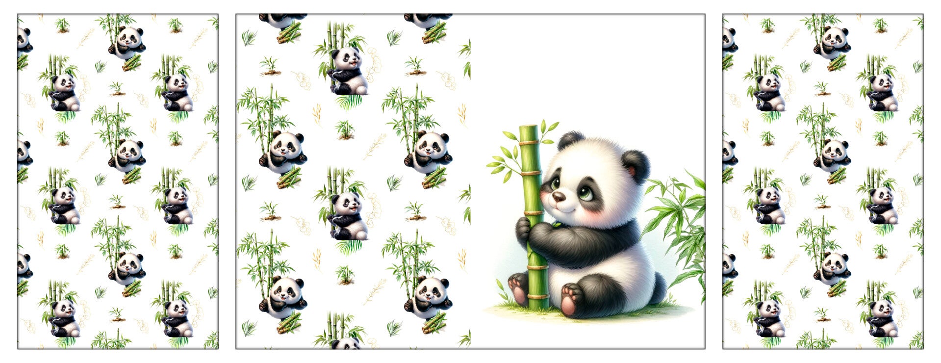 Kit protège carnet de santé Joyeux Panda