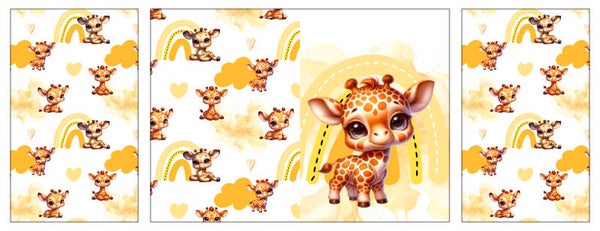 Panneau protège carnet de santé Otis la Girafe EN STOCK