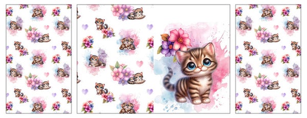 Panneau protège carnet de santé Kitty EN STOCK
