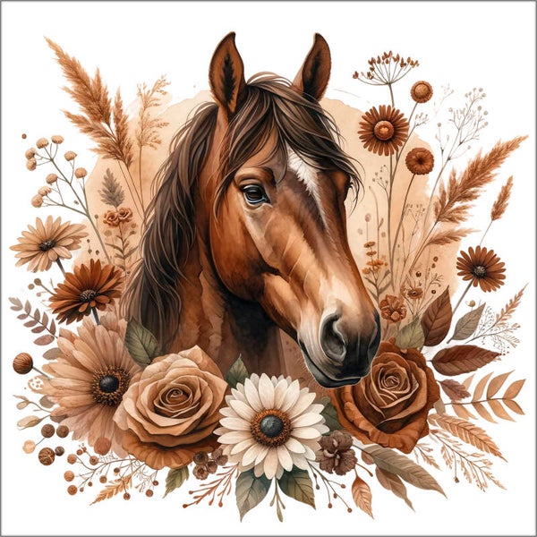 Panneau coussin Cheval EN STOCK