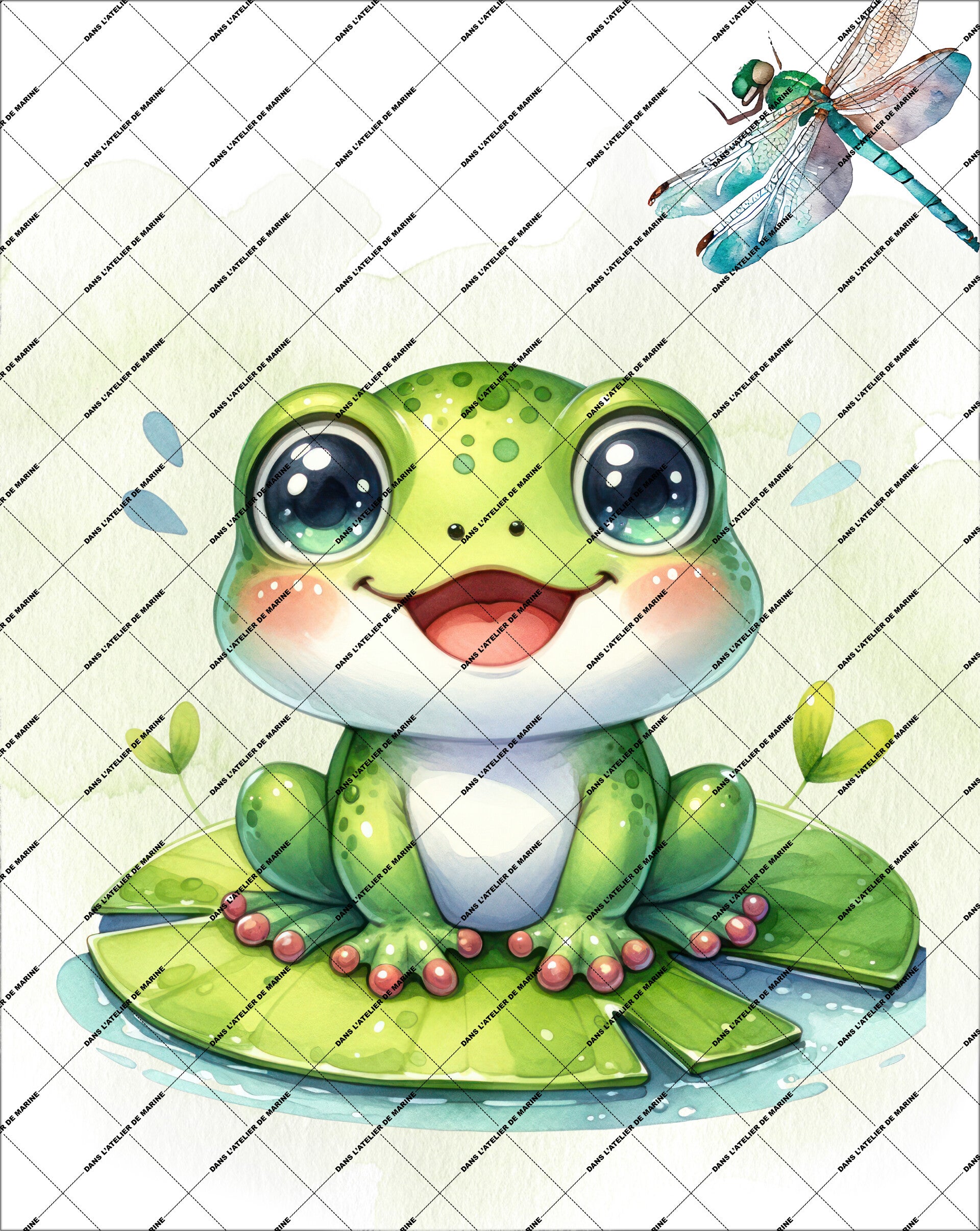 Panneau couverture XXL Jasper la Grenouille