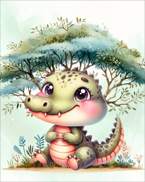 Vente flash - couverture crocodile jungle