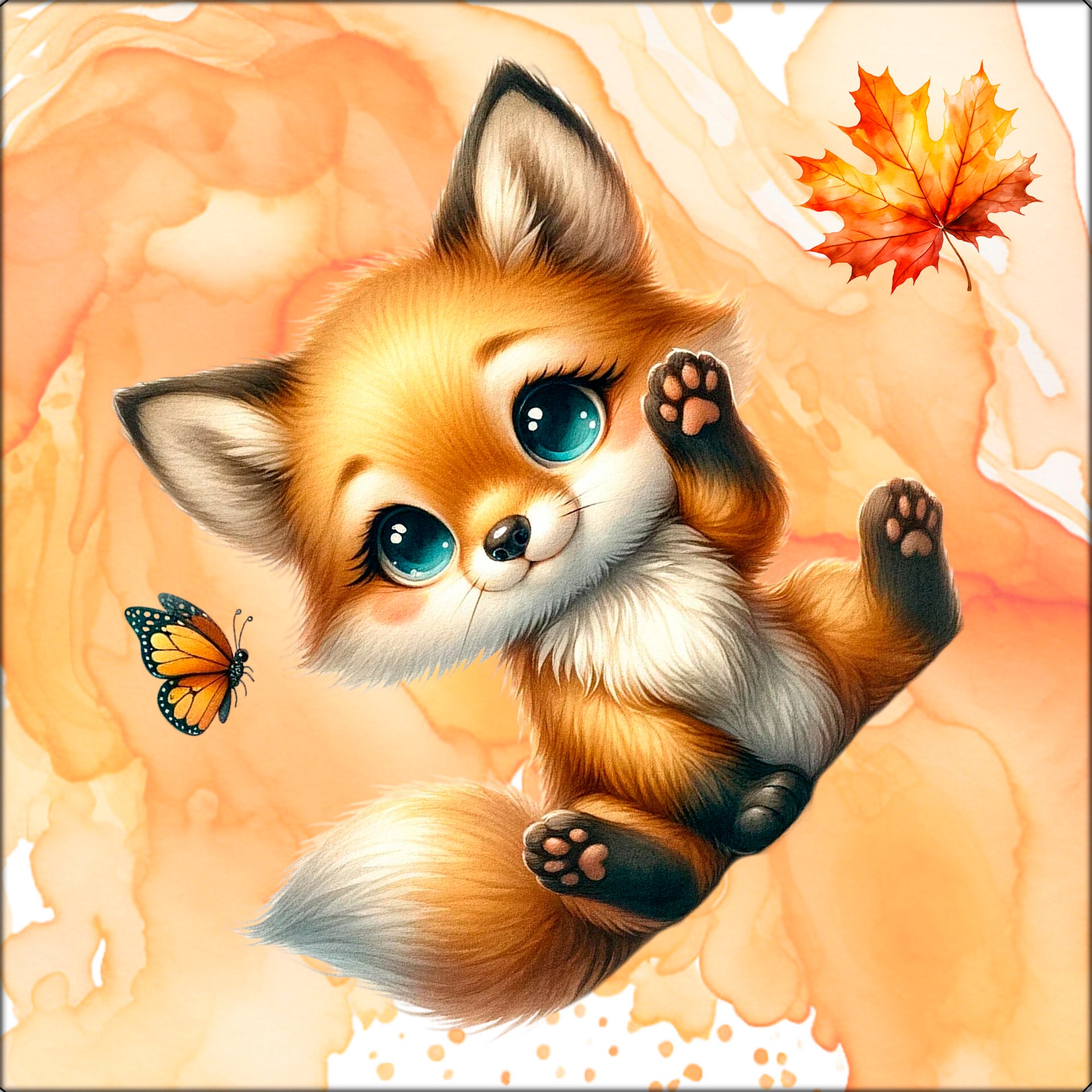 Panneau doudou Maple Fox
