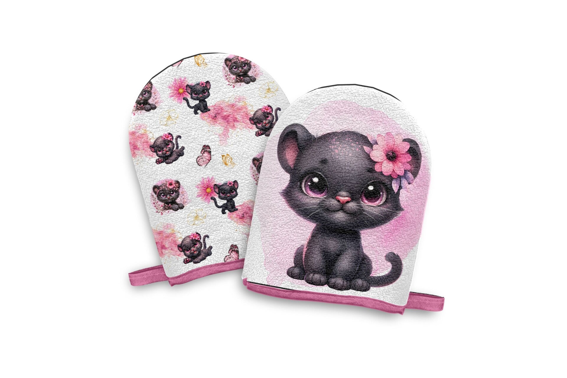 Panneau gant de toilette Mistigri