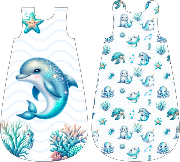 Panneau gigoteuse 6-18 mois Animaux marins