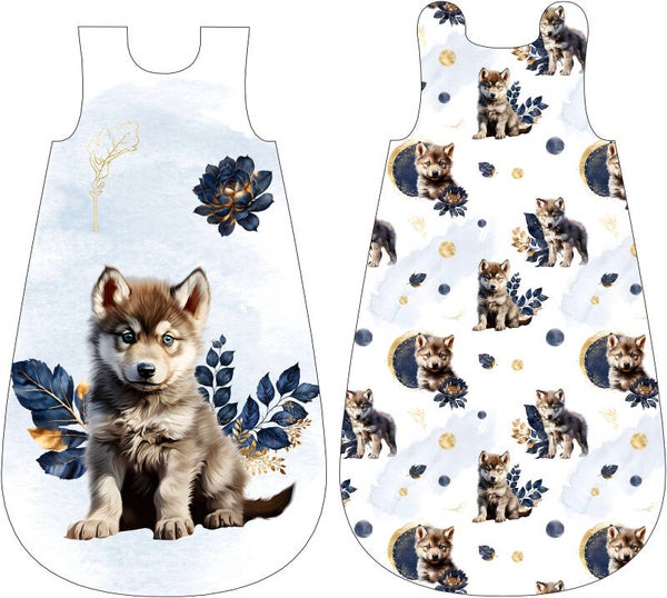 Panneau gigoteuse 6-18 mois Loup Abyssal