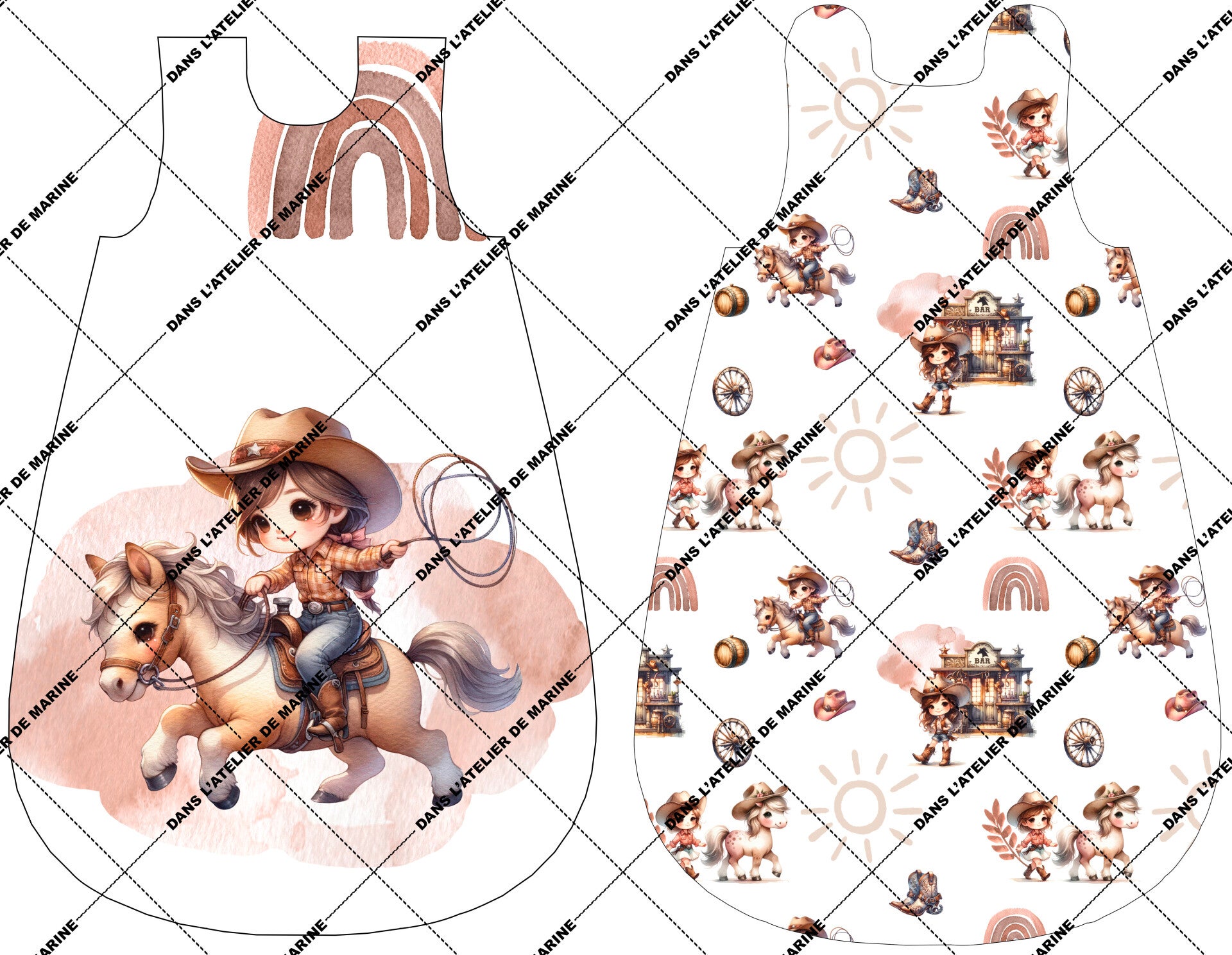 Panneau gigoteuse 0-6 mois Ashley