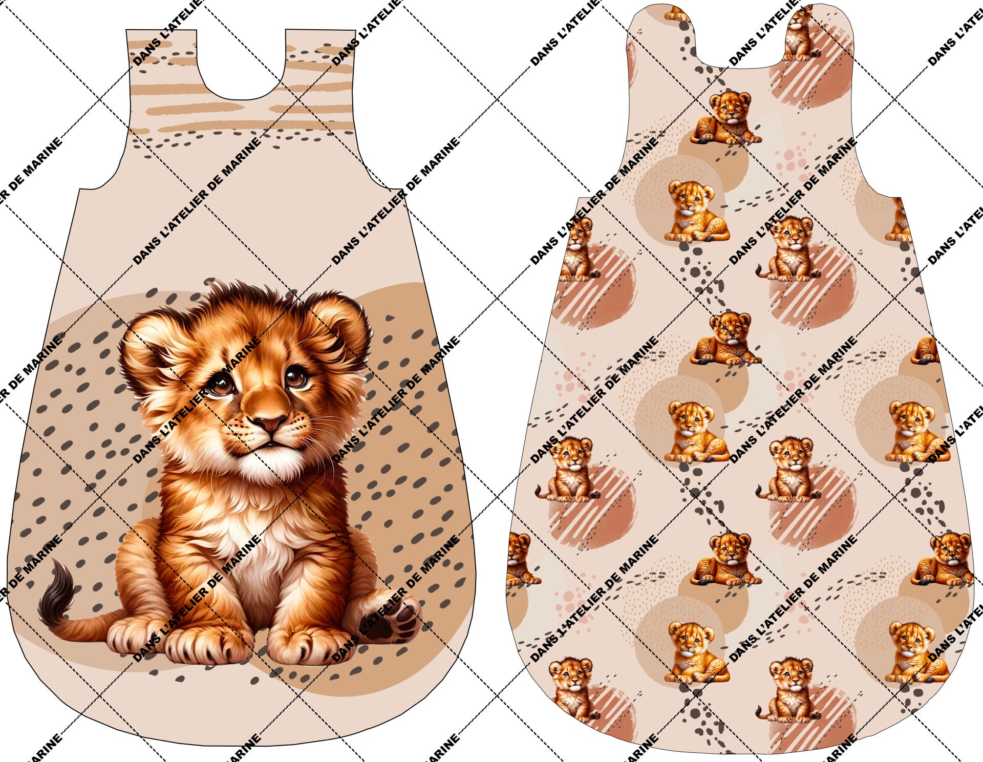 Panneau gigoteuse 0-6 mois Bongo