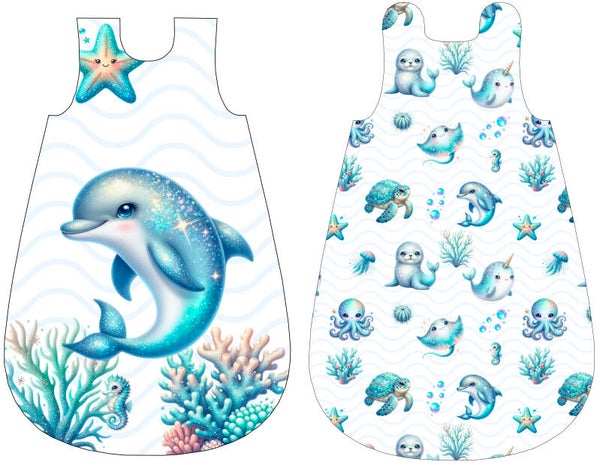 Panneau gigoteuse 0-6 mois Animaux marins