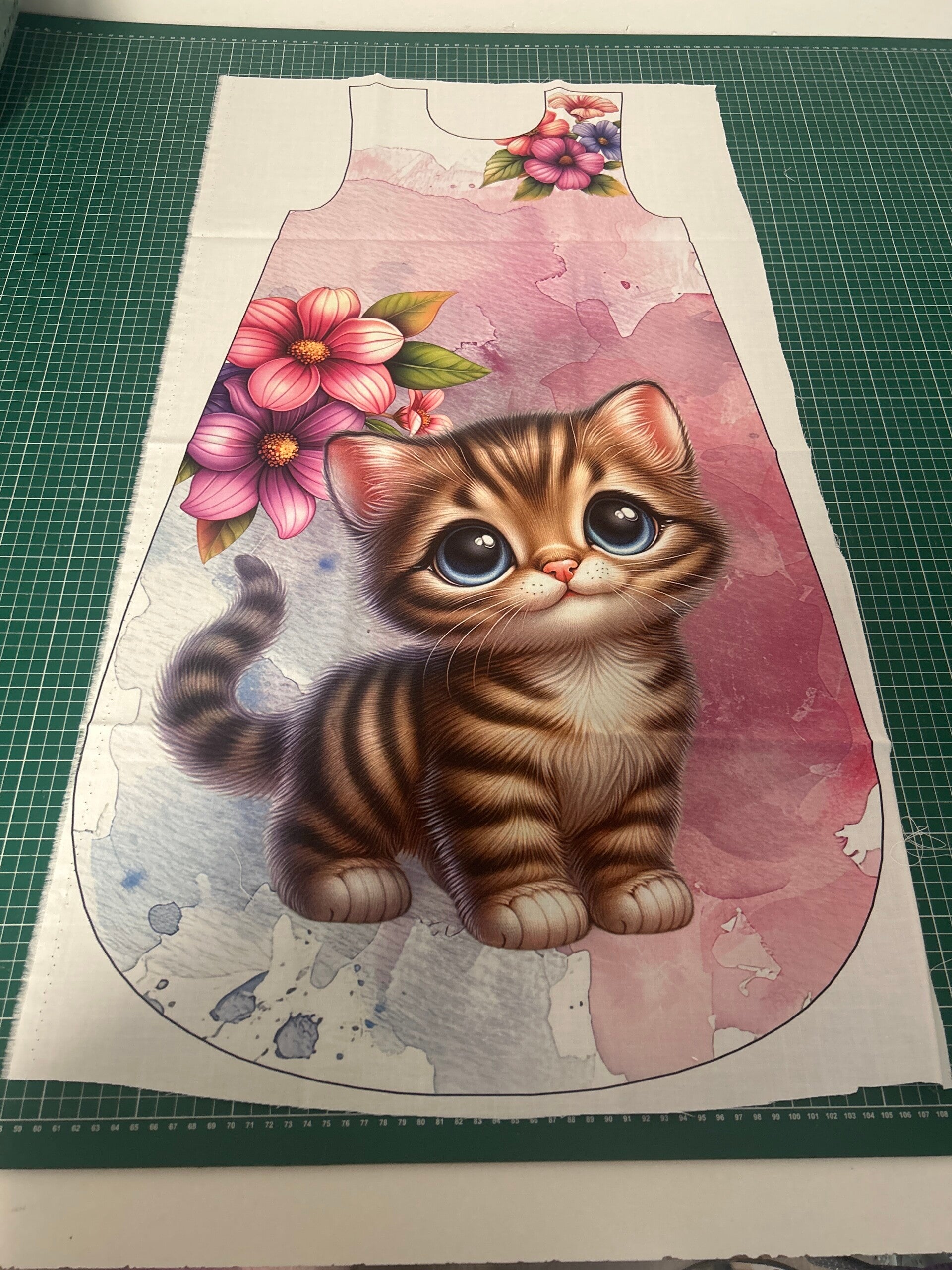 Devant panneau gigoteuse 6-18 mois Kitty