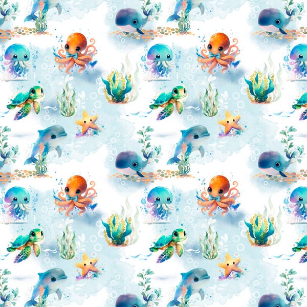 Sous l'ocean ( gaze de coton )