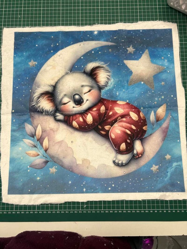 Coussin vente flash koala minky lisse