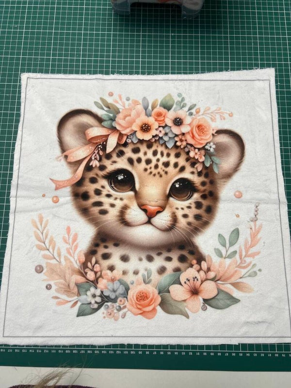 Coussin minky lisse Diva modèle 1