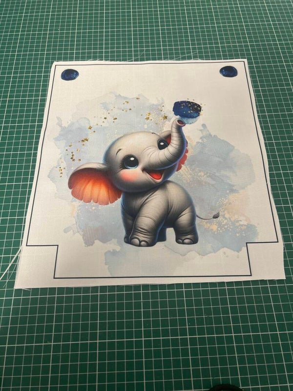 Devant panneau sac maternelle Achille