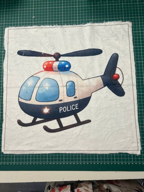 Coussin minky lisse Sherlock modèle 2