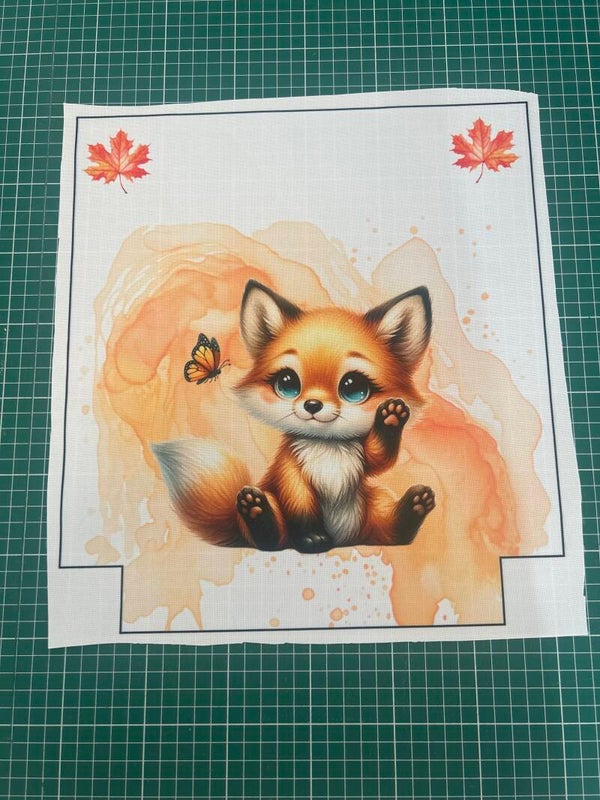 Devant panneau sac maternelle Maple Fox