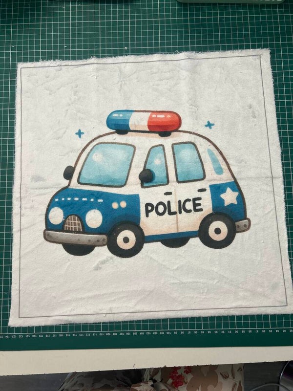 Coussin minky lisse Sherlock modèle 1