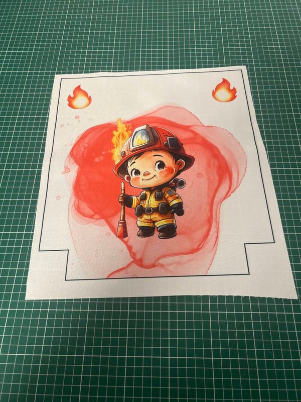 Devant panneau sac maternelle Samuel