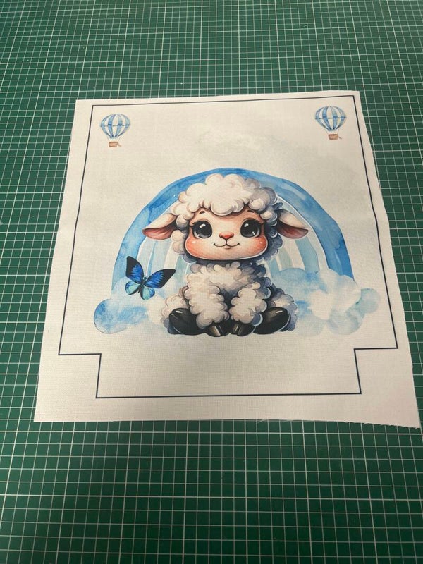 Devant panneau sac maternelle Bibou