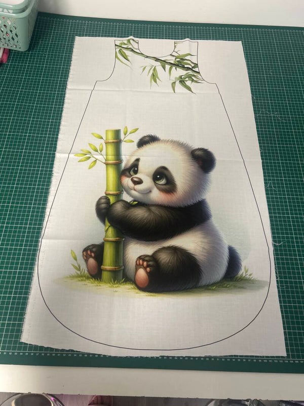 Devant panneau gigoteuse 6-18 mois Joyeux panda