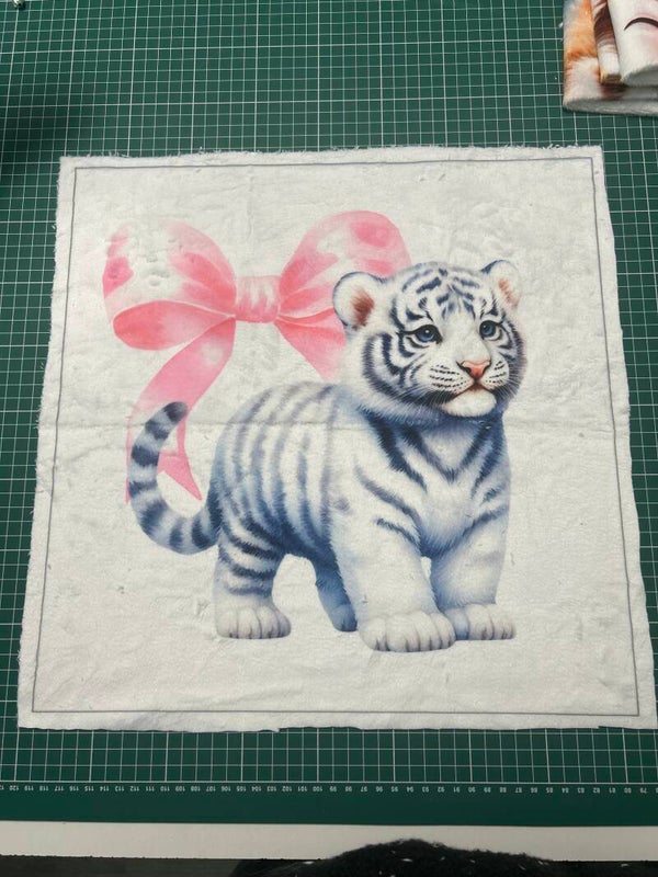 Coussin minky lisse Némésis modèle 1