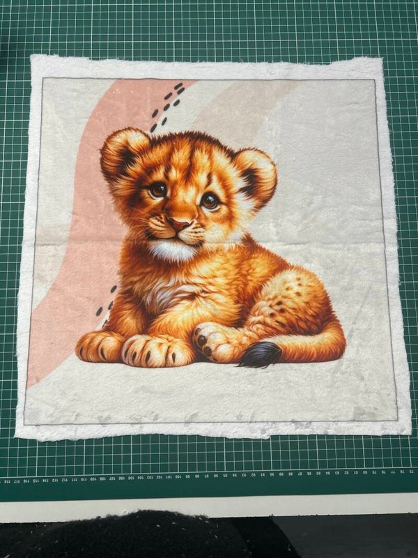 Coussin minky lisse Bongo modèle 2