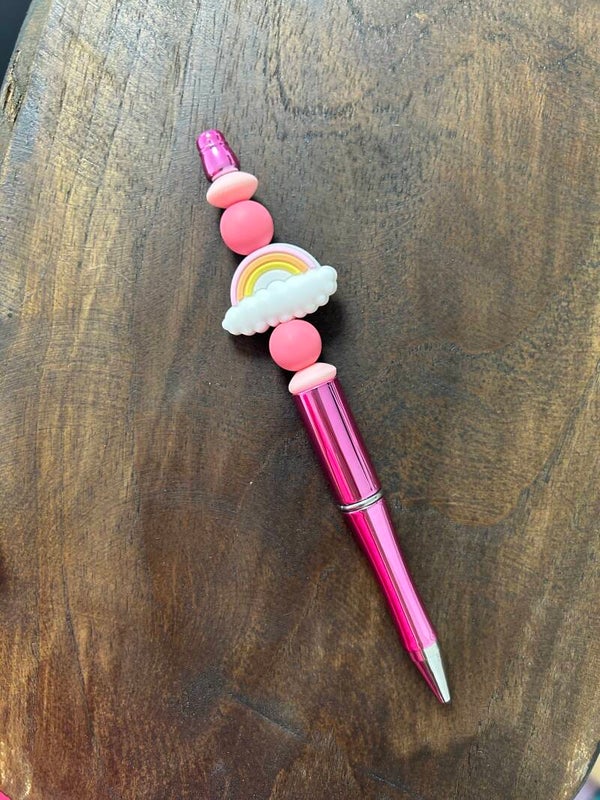 Stylo arc en ciel rose