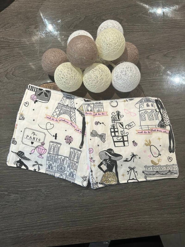 Serviette visage Paris chic