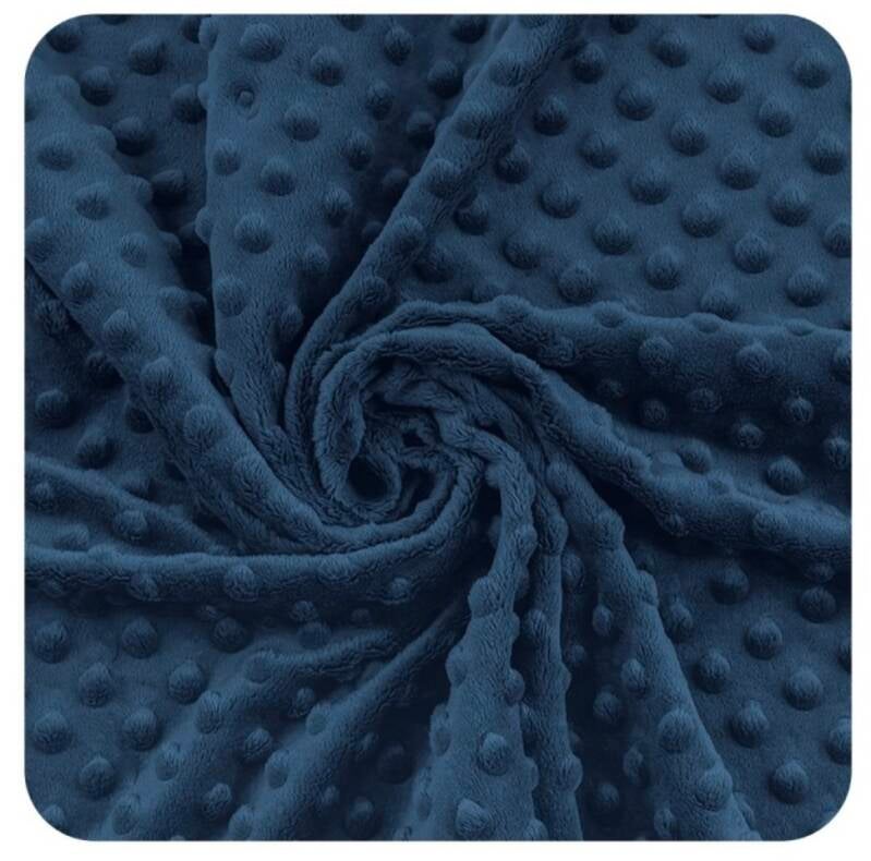 Minky à pois Poseidon EN STOCK