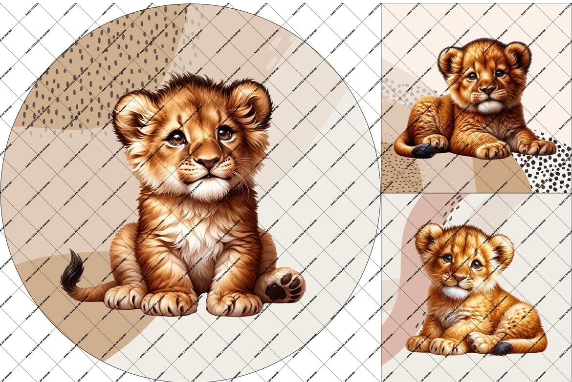 Panneau tapis rond + coussin Bongo